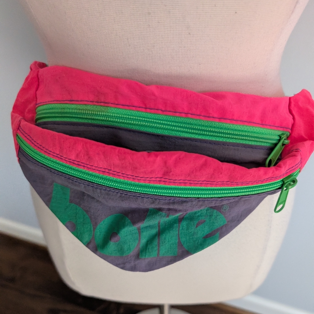 Vintage Bolle Neon Fanny Back Green Pink